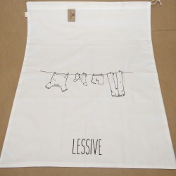 Grand Sac à Linge Floqué