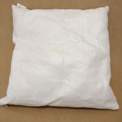 Coussin en Lin Argenté