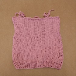 Débardeur 2 ans Lacé - Rose