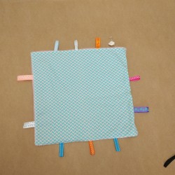 Doudou Étiquettes - Bleu...