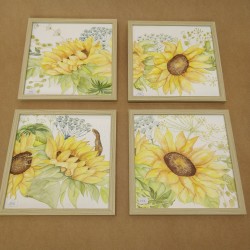 Quadriptyque de Tournesols