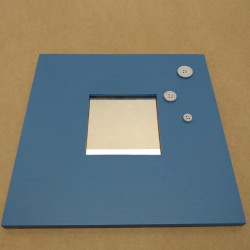 Petit Cadre Miroir Boutons