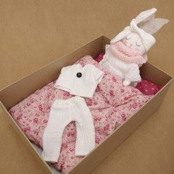Boîte Doudou Lapine - Rose...