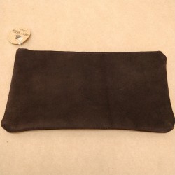 Trousse Plate en Cuir...