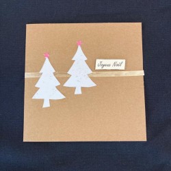 Joyeux Noël Sapins - Carte...