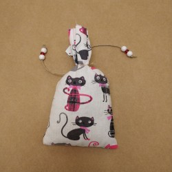 Sachet Lavande - Chats Roses