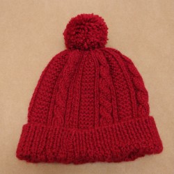 Bonnet 4/8 ans - Rouge...