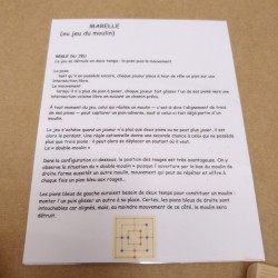 Jeu de Voyage - Merelle ou Marelle