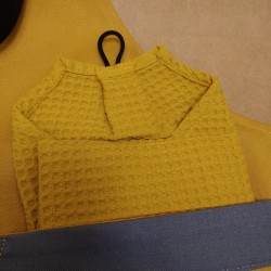 Grand Tablier Avec Essuie-Mains - Moutarde