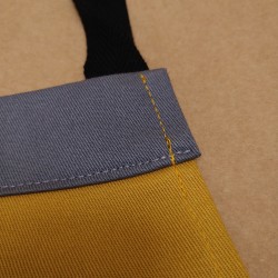 Grand Tablier Avec Essuie-Mains - Moutarde