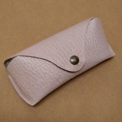 Étui à Lunettes En Cuir -...