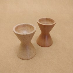Paire de Coquetiers en Bois