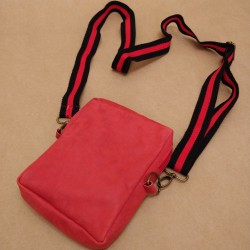 Pochette Cuir Bandoulière -...