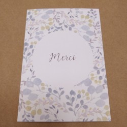 Carte Merci - Fleurs...