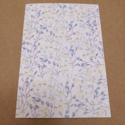 Carte Fleurs Aquarelles