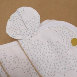 Capes de bain Oreilles Ourson - Avec Gant assorti