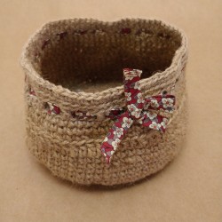 Vide-Poche Moyen en Jute -...