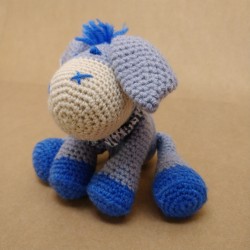 Bourriquet  Au Crochet Bleu