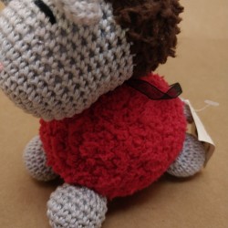 Mouton au crochet Tout Doux - Rouge