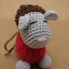 Mouton au crochet Tout Doux - Rouge