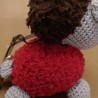 Mouton au crochet Tout Doux - Rouge