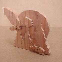 Puzzle 3D En Bois