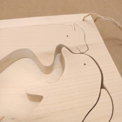 Puzzle en bois  - Petit éléphant