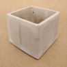 Petit Pot en Béton Artisanal - Gris Clair Beige