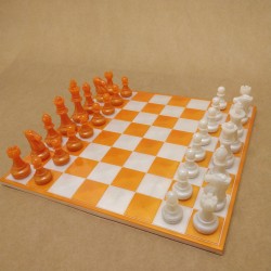 Jeux D'échecs en Résine époxy - Orange