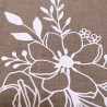 Tote bag en lin - Fleurs