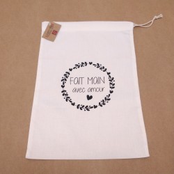 Sac Cadeau Floqué Moyen