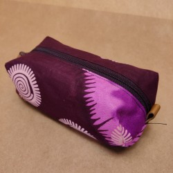 Trousse à Stylos en Wax - Violet