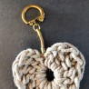Porte Clef Cœur En Macramé