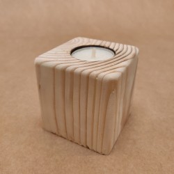 Bougeoir en Bois