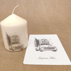 Lot Bougie et carte...