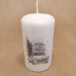 Bougie Voiture Noël