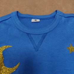 T-Shirt Bleu - La Nuit - 2 ans