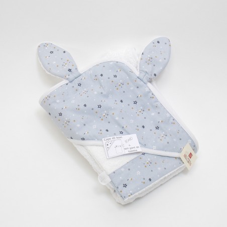 Capes de bain Oreilles Lapin - Avec Gant assorti