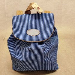 Sac Écolier - Rayé bleu...