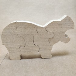 Puzzle hippopotame