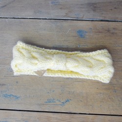 Bandeau 1/3 ans - Jaune tressé