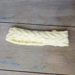 Bandeau Adulte - Jaune tressé