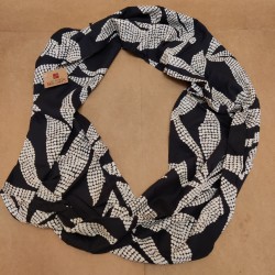 Foulard Snood Fin - Noir...