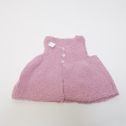 Gilet 6 mois Tout Doux - Rose