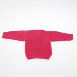 Gilet 6 mois - Rose foncé