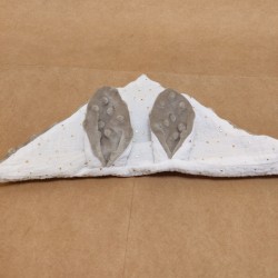 Doudou tout doux - Blanc et Taupe