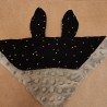 Doudou tout doux - Noir et Taupe