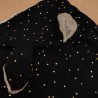 Doudou tout doux - Noir et Taupe
