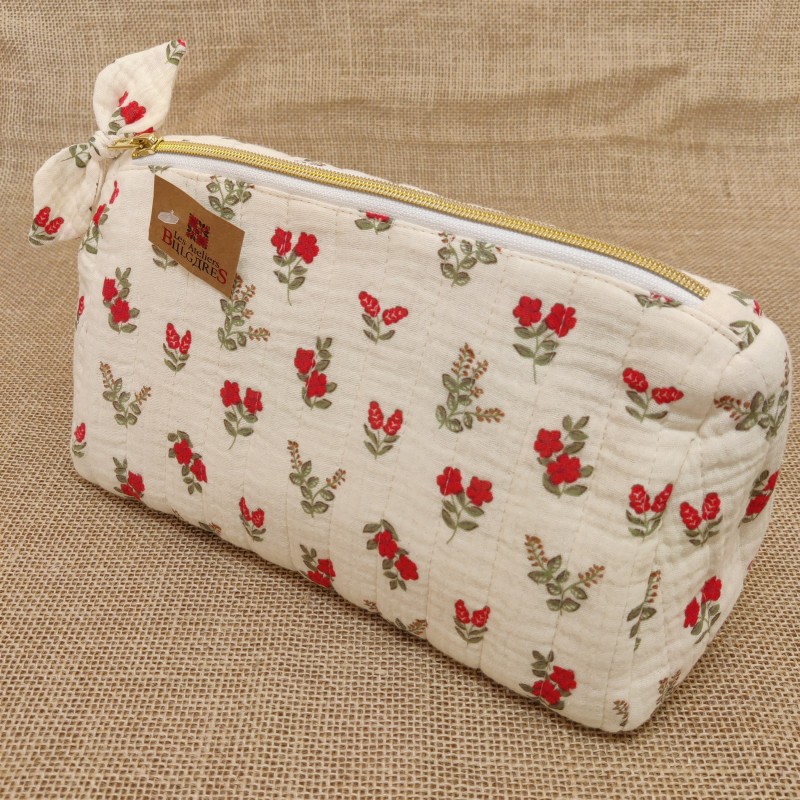 Trousses de Toilette Alice matelassées