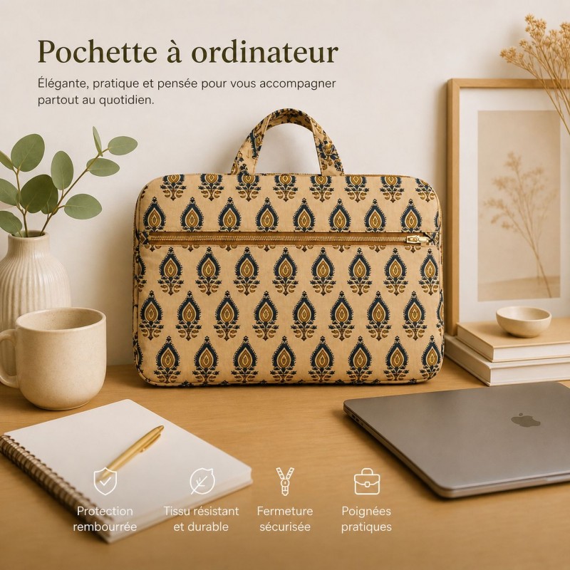 Pochettes Ordinateur 13/14" pouces avec Anses